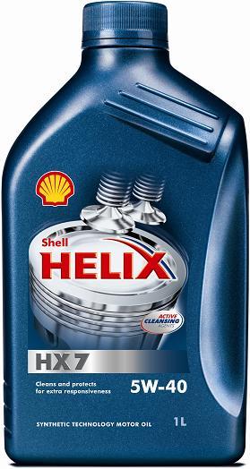 32dca458-3e51-11e4-bc9f-001e673659ad Масло моторное Shell Helix HX7 SAE 5W-40 SN CF  A3 B4 п с. (1л)