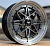 Диск колеса Equip 03 R8008 5,5x14 4*100 ET20 D73,1 Black Polish Face Polish Lip
