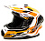 Шлем кроссовый HIZER J6801 #7 (L) neon yellow