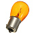 Автолампа  24V 21W BAY15S(665201) amber FLOSSER