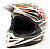 Шлем кроссовый HIZER J6803 #1 (M) WHITE/ORANGE